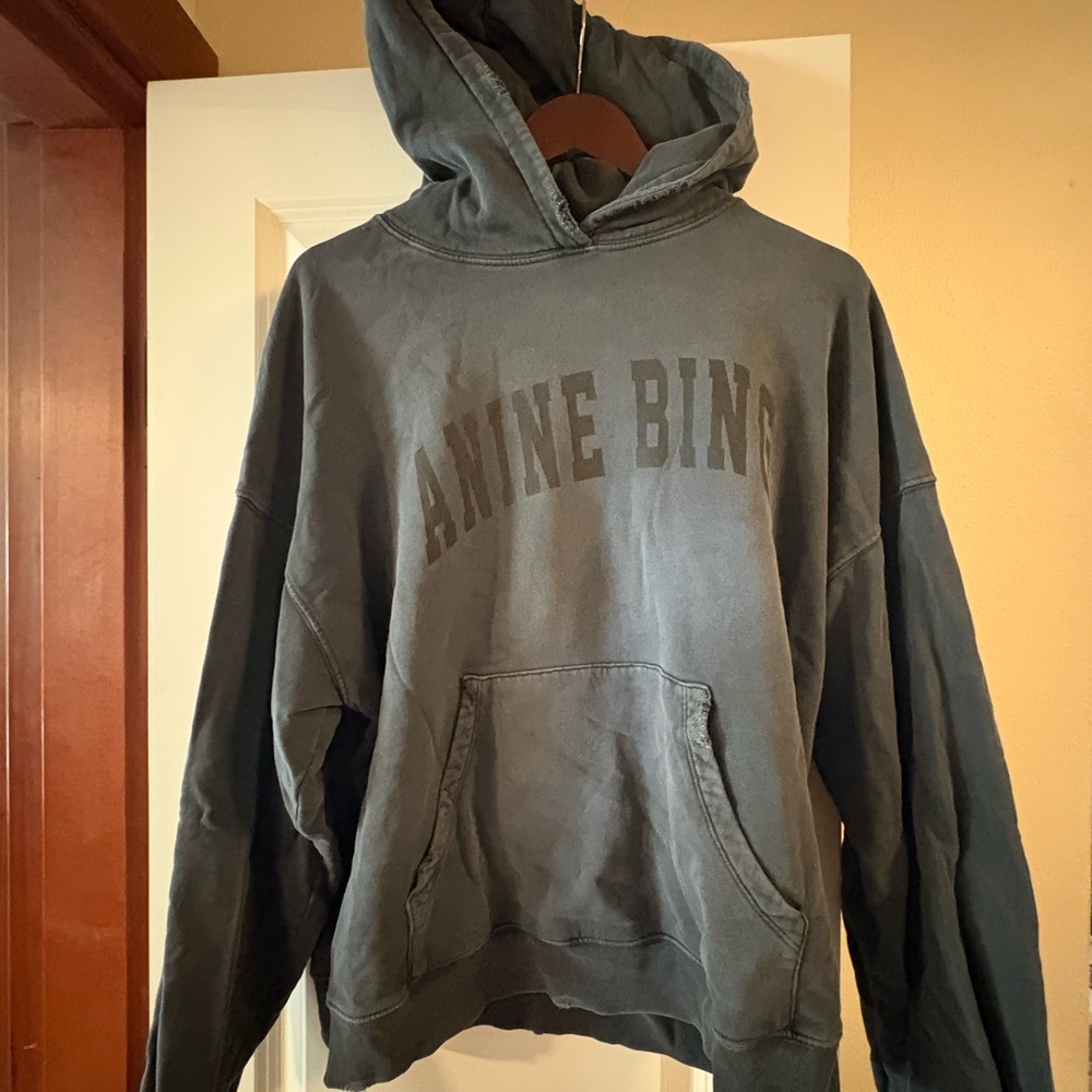 Anine Bing Harvey Sweatshirt in Grey